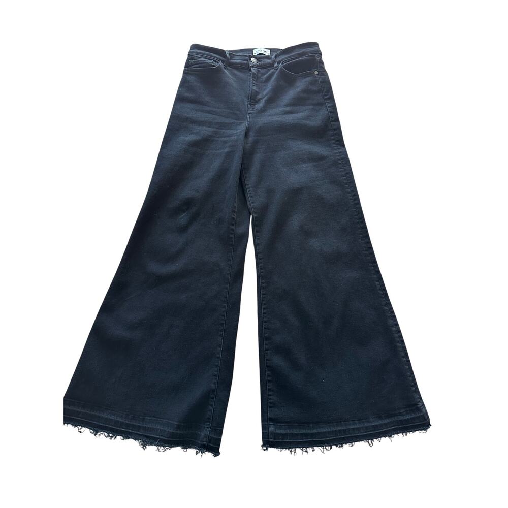 FRAME - Le Palazzo Raw Hem
Cropped Wide Leg Jeans - Sz 29 - Picture 6 of 8